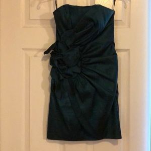 Green Strapless Dress